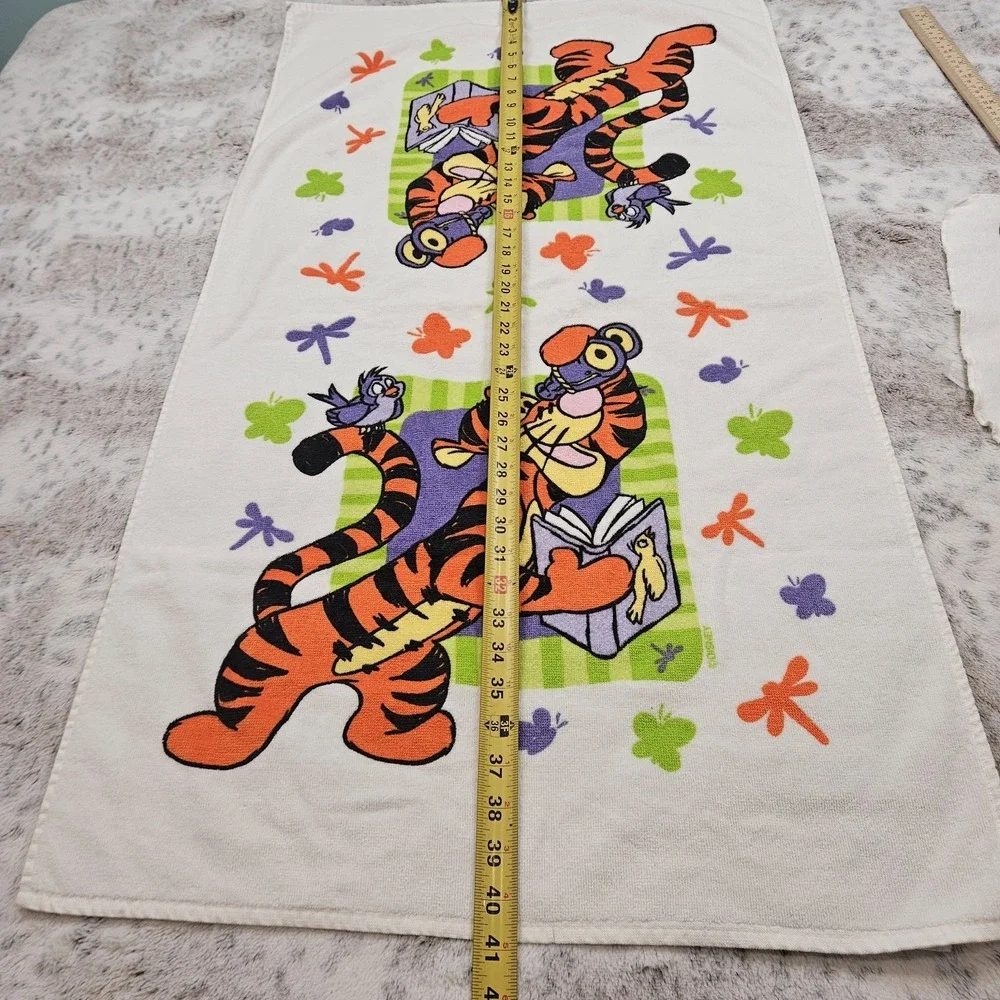 Vintage Disney Winnie The Pooh Tigger Bird Bugs Towel And Facecloth